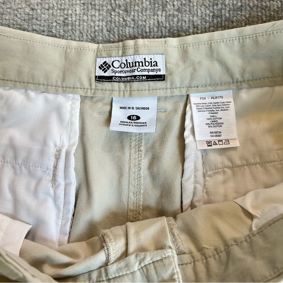 NWT Columbia Sportswear Active Women’s Outdoor Khaki Pants, Size 16. - Picture 10 of 13